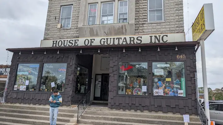 House of Guitars, a musical instrument store in Rochester