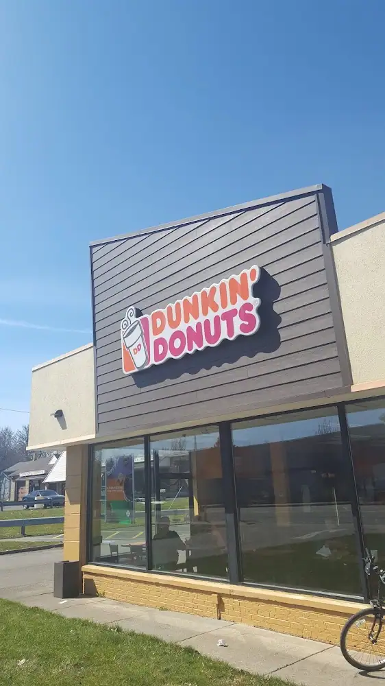 Dunkin', a coffee shop in Rochester