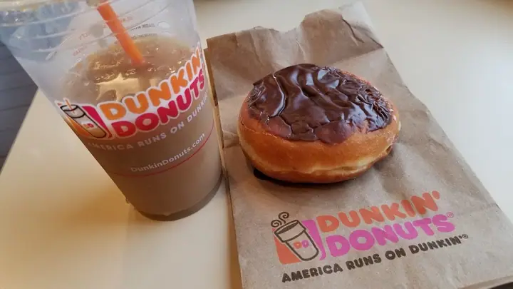 Dunkin', a coffee shop in Rochester