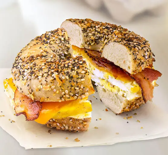 Bruegger's Bagels, a bagel shop in Rochester