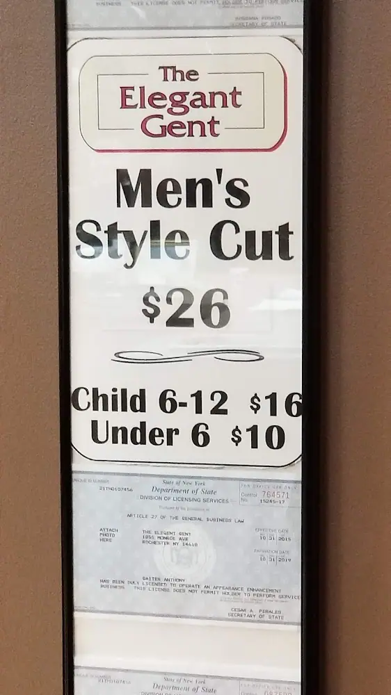 Elegant Gent, a barber shop in Rochester