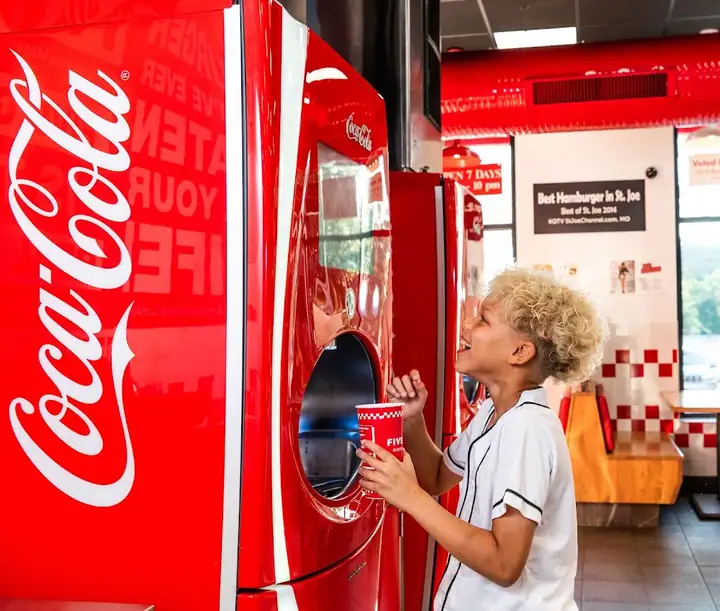 Five Guys, a fast food restaurant in Webster