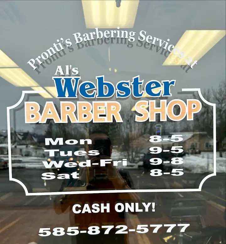 Pronti’s Barbershop, a barber shop in Webster