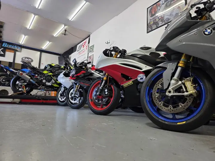 Right Side Up Kreations, a motorcycle repair shop in Webster