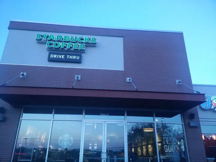 Starbucks, a coffee shop in Webster