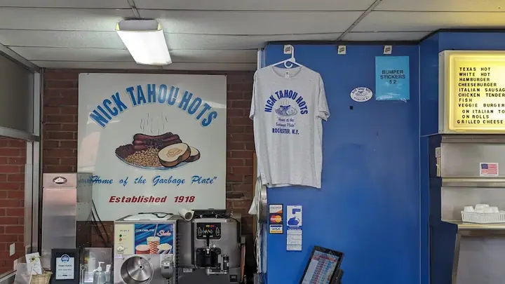 Nick Tahou Hots, an American restaurant in Rochester