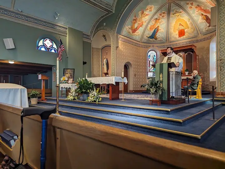 Holy Trinity Church, a Catholic church in Webster